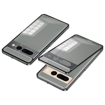 Google Pixel 7 Pro Metal Frame Phone Case - Grey - 1
