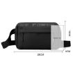 WEPOWER Men Casual Single Shoulder Crossbody Bag Grey - 5