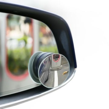3R 3R-357 Car Suction Cup Side View Mirror Blind Spot Mirror - 1