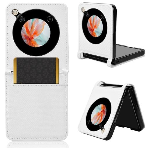 ZTE nubia Flip/Libero Flip Leather Phone Case (White) - 1