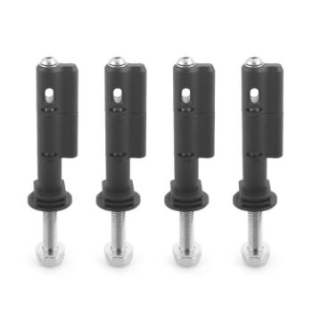 MaxTrax MKII Lockable Anti-Theft Security Mounting Pin Set - Black - 1