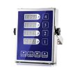4 Channel Commercial Kitchen Timer EU Plug Blue - 1