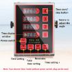 4 Channel Commercial Kitchen Timer - Adjustable Cooking Reminder - 5