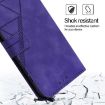 TCL 50 XE 5G Crossbody 3D Embossed Flip Leather Phone Case (Purple) - 5