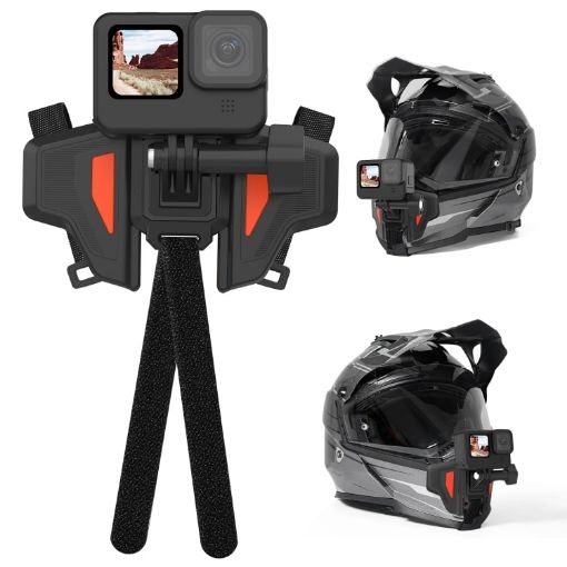 TELESIN Helmet Mount Holder for Sports Camera - 1