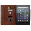 Cat Buckle Leather Smart Tablet Case for Kindle Fire HD 10 - Brown - 4