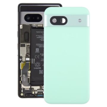 Google Pixel 8a Battery Back Cover with Camera Lens Cover - Green - 1