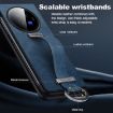 SULADA PC + Leather Texture Shockproof Phone Case for vivo X Fold3 Pro (Brown) - 5