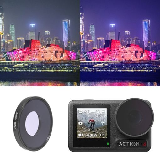 DJI Osmo Action 4 JUNESTAR Threaded Camera Lens Filter - NIGHT - 1