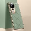 Green Leather PC Phone Case for vivo S19 Pro - 1