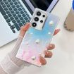Samsung Galaxy S24 Ultra 5G Electroplating Pearl Laser Texture TPU Phone Case - 1