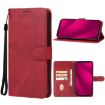 T-Mobile Revvl 7 Pro 5G Leather Phone Case - Red - 1
