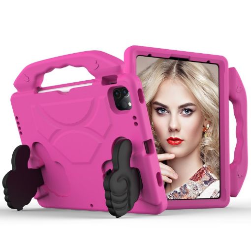 Children EVA Shockproof Tablet Case for iPad Pro 12.9 - RoseRed - 1