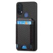 Motorola Moto G Play 2024 4G Carbon Fiber Wallet Stand Case - 2