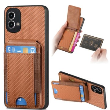 Motorola Moto G Stylus 5G 2024 Carbon Fiber Wallet Stand Case - 1