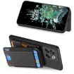 OnePlus 12 5G Carbon Fiber Wallet Stand Case - Black - 5