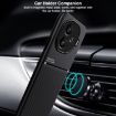 vivo iQOO Z9x Phone Case - Black, Shockproof PC + TPU, Magnetic - 6