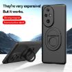 For Honor 200 Magsafe Phone Case - Full Coverage Shockproof (Black) - 2