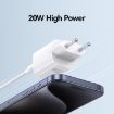 USAMS CC248 20W USB-C/Type-C GaN Fast Charger EU Plug Black - 4