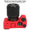 Sony ILCE-7CM2/A7C II/A7CR Red Silicone Protective Case - 5