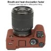 Sony ILCE-7CM2/A7C II/A7CR Silicone Protective Case - Coffee - 5