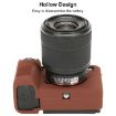 Sony ILCE-7CM2/A7C II/A7CR Silicone Protective Case - Coffee - 6