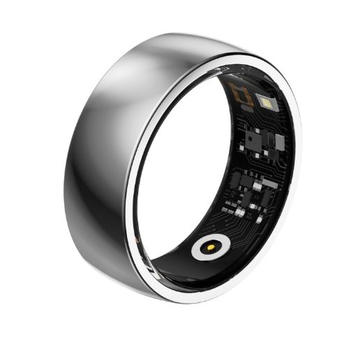 R09M SIZE 22 Smart Ring - Silver - 1