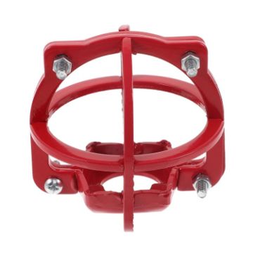 Fire Sprinkler Head Protective Cover Bracket - Red 4-point Sprinkler - 1