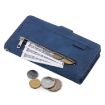 Motorola Moto G85 Leather Phone Case with Lanyard - Blue - 6