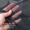 2pcs Car Radiator Front Windshield Insect Protection Net - Black - 4