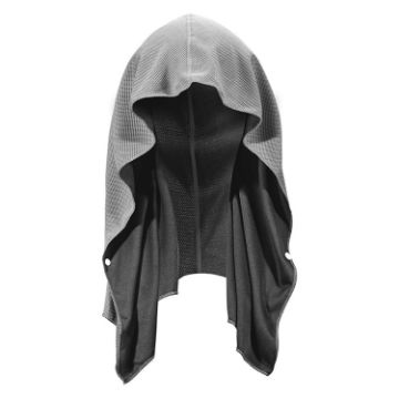 U Shape Cold Feeling Hooded Towel Beach Camping Fitness Sun Protection - 1