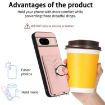 Google Pixel 8a R20 Crossbody Rope Ring Card Holder Phone Case (Pink) - 3