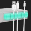 AhaStyle PT125-S Cable Clip Holder - Luminous Green - 1