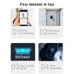 SY-37 4.3" Color Screen Video Doorbell - 1080P WiFi Smart Cat Eye (White) - 3