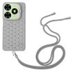 Infinix Smart 8 Grey TPU Phone Case with Lanyard - 3