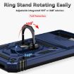Blue Sliding Camshield Holder Case for Google Pixel 8a - 5