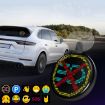 HI.GROOM Car LED Customized Pixel Emoji Lights Bluetooth Remote Control - 2