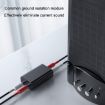 RCA Audio Ground Loop Isolator - Noise Reducer for Bluetooth Receiver - 5