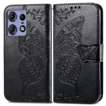 Motorola Moto Edge 50 Fusion Leather Phone Case - Black - 1