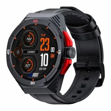 LOKMAT COMET2 PRO Smart Watch - Black Leather - 1