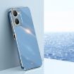 Vivo Y18 XINLI 6D Plating Gold Edge TPU Phone Case - Celestial Blue - 1