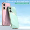Vivo Y18 XINLI 6D Plating Gold Edge TPU Phone Case - Celestial Blue - 2