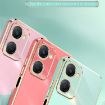 Vivo Y18 XINLI 6D Plating Gold Edge TPU Phone Case - Celestial Blue - 3