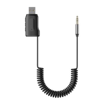 Bluetooth 5.4 Adapter Car Bluetooth Receiver - U Disk Play AUX To USB - 1