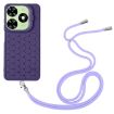 Infinix Hot 40i Purple TPU Phone Case with Lanyard - 3
