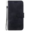 Nokia XR21 Lotus Embossed Leather Phone Case - Black - 2