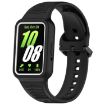 Samsung Galaxy Fit3 Silicone Watch Band - Black - 1