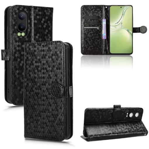 OPPO K12x 5G Leather Phone Case - Black - 1