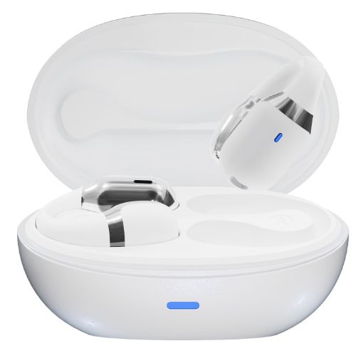 F16 TWS Air Conduction Wireless Earphone (White) - 1