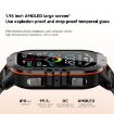 LEMFO C26 1.96" Sport Smart Watch - Bluetooth Call/Message/Heart Rate/Blood Pressure - Blue - 3